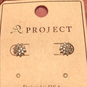 Sterling Silver Star Design Stud Earrings